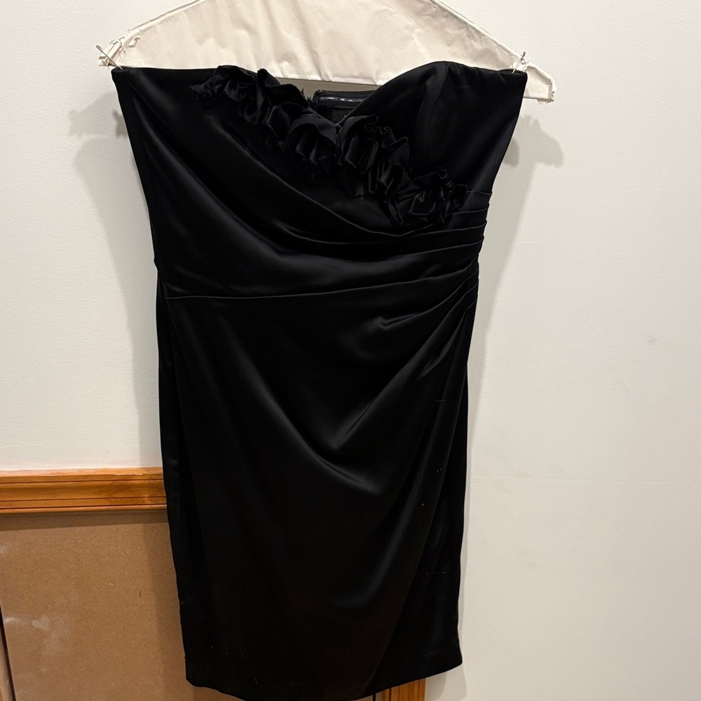 Elegant Black Strapless Dress